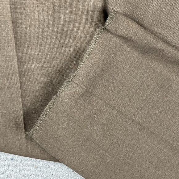 JOS A. BANK Traveler Tailored Fit Men's 46RX37 Brown 100% Wool Dress Trousers - Picture 2 of 11